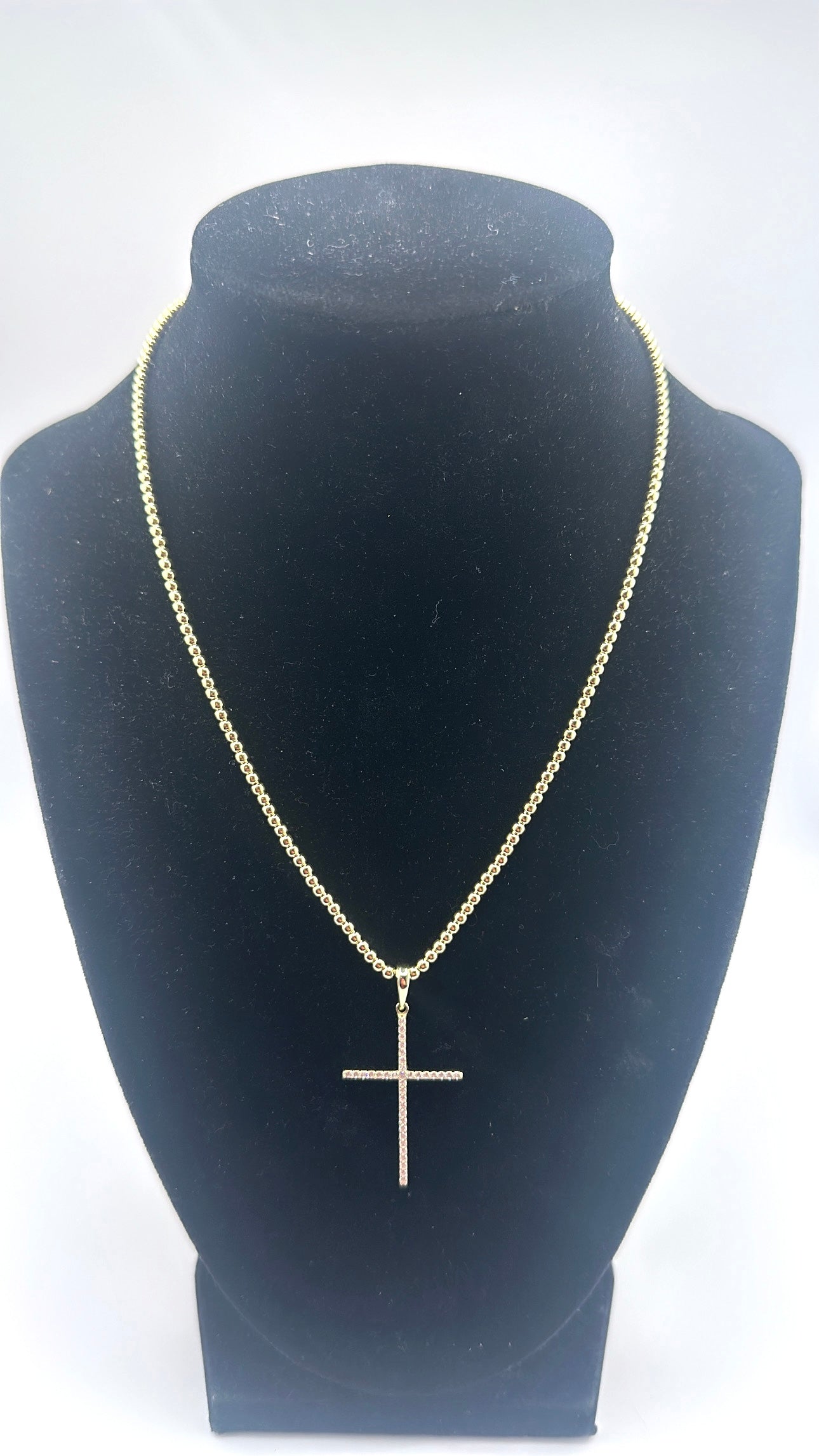 14K Cross Necklace