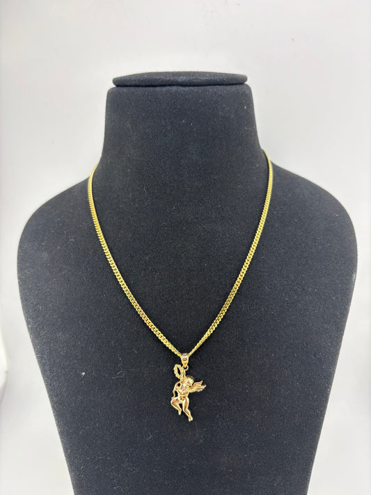 10K Solid Necklace 20IN