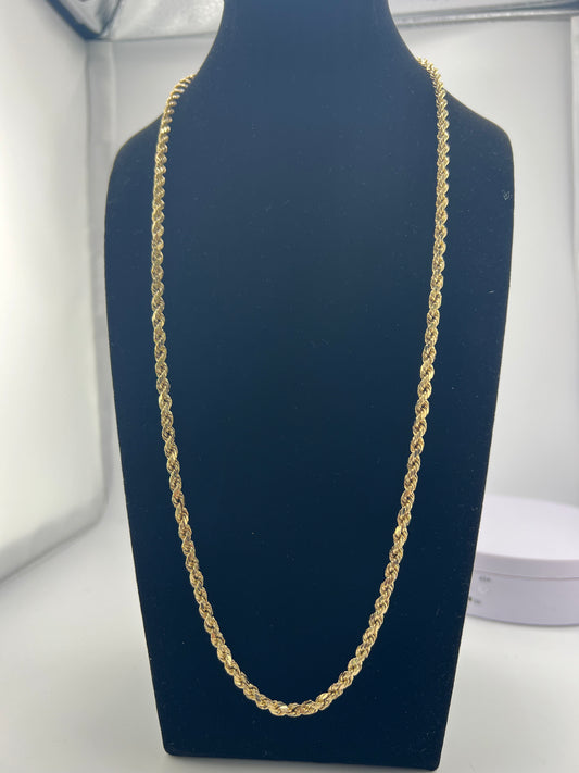 10K Necklace 24IN