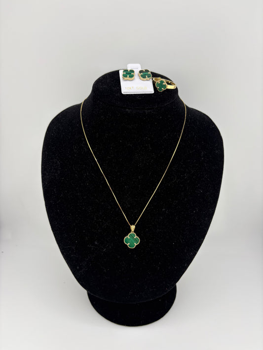 10K Necklace 18IN SET