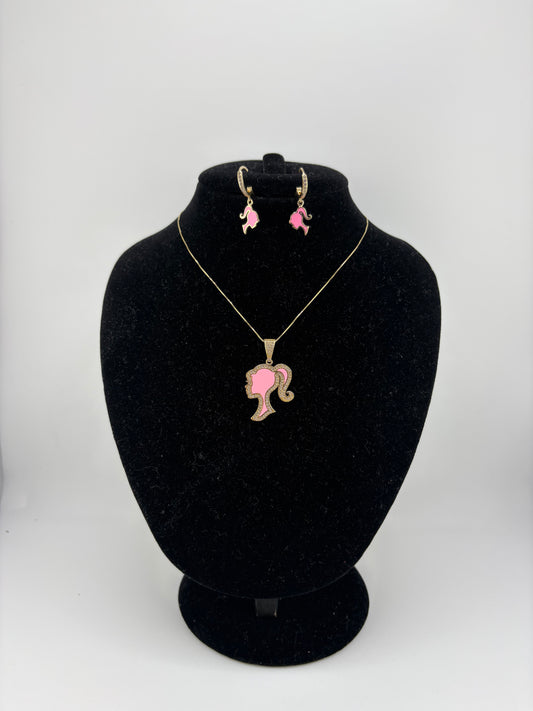 10K Necklace 18IN SET