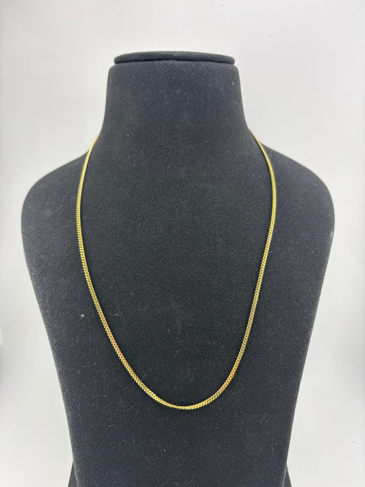 10K Solid Necklace 22IN