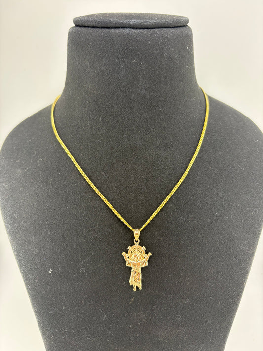 10K Solid Necklace 20IN