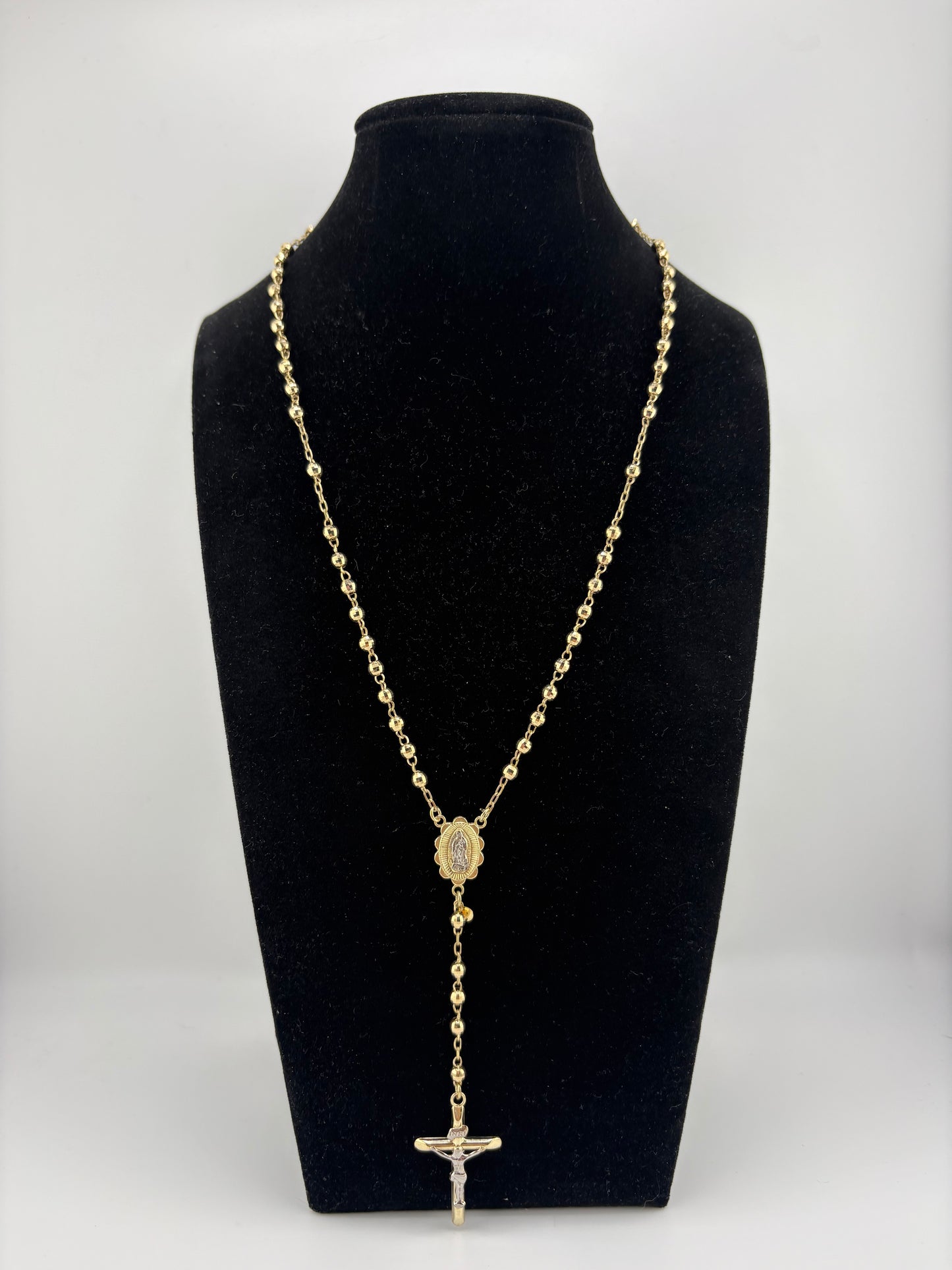 10K Rosario Necklace 24IN