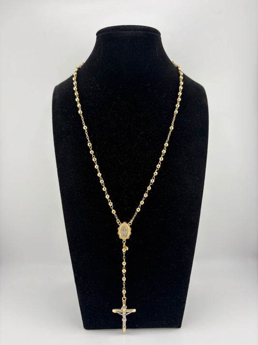 10K Rosario Necklace 24IN