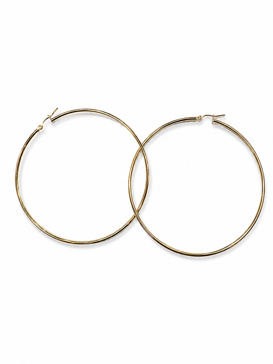 10K Gold Hoops