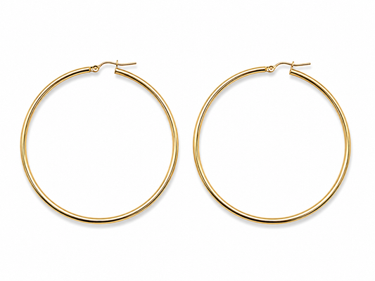 10K Gold Hoops