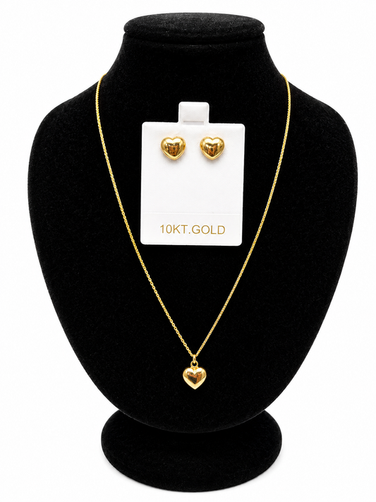 10K Necklace 18IN Set