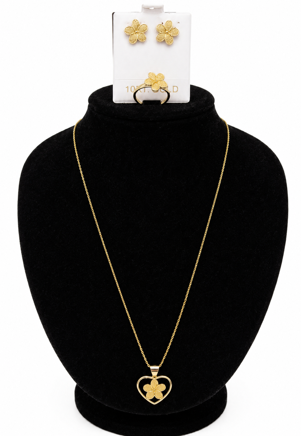 10K Necklace 18IN Set